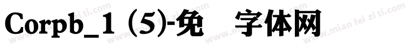 Corpb_1 (5)字体转换